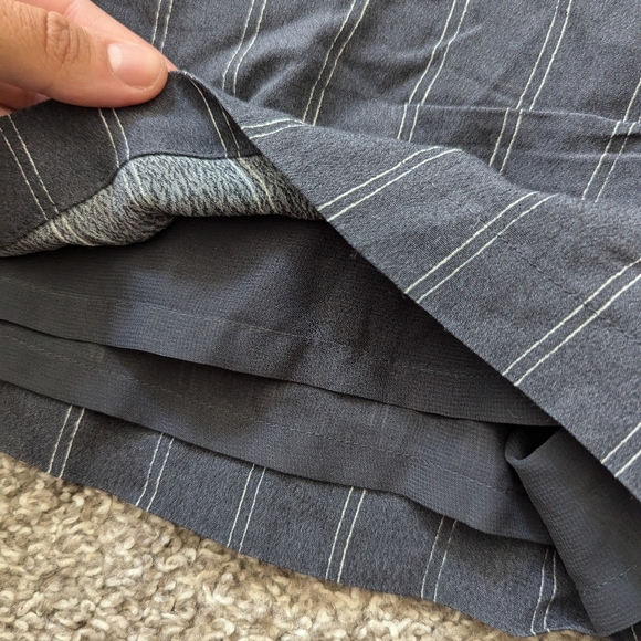 Wilfred Side Tie Pinstripe Shorts - Picture 3 of 6